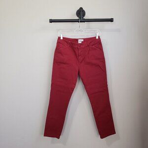 ASOS Burgundy Wine Red Skinny Jeans Size 8